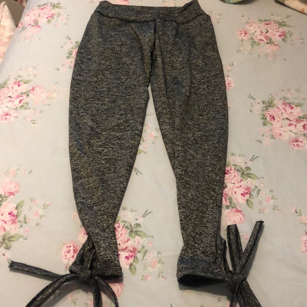 Grey and white shein leggings